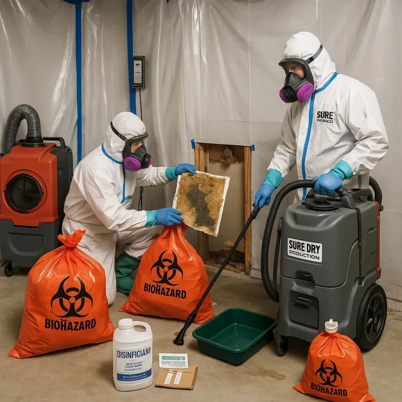 Contaminated Water Handling Protocols process in Rossmoyne, OH