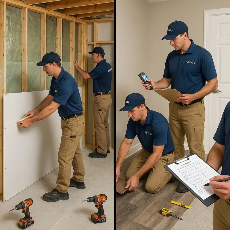 Repairs and Reconstruction process in Rossmoyne, OH